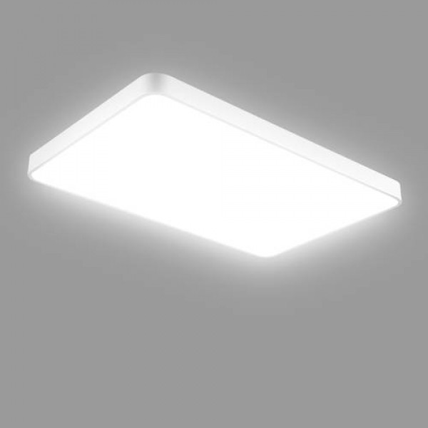 90cm x 58cm 110V 72W LED Ultra-thin Ceiling Lamp Square Cool White Light US 
