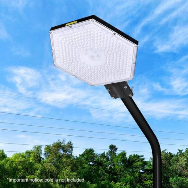 300W UFO LED High Bay Light Floodlight Spotlight Road Light Bracket Cool White 