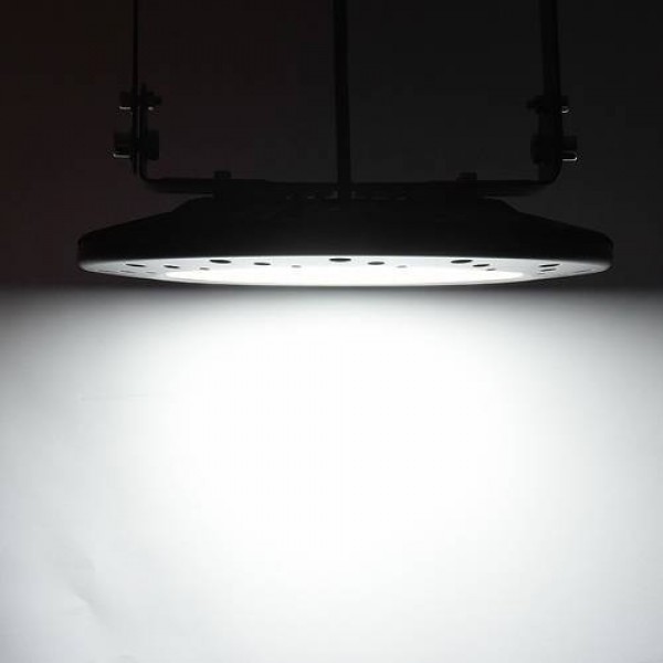 1/2pcs 100W UFO LED High Bay Luminaire Floodlight Spotlight Cool White US 