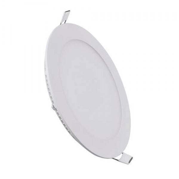 12W Ultra Slim Round LED Ceiling Light Panel Flush Mount Fixture Nature White 