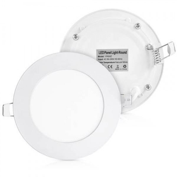 6W Neutral White LED Ceiling Light Fluorescent Spotlight Panel Light Concealed 