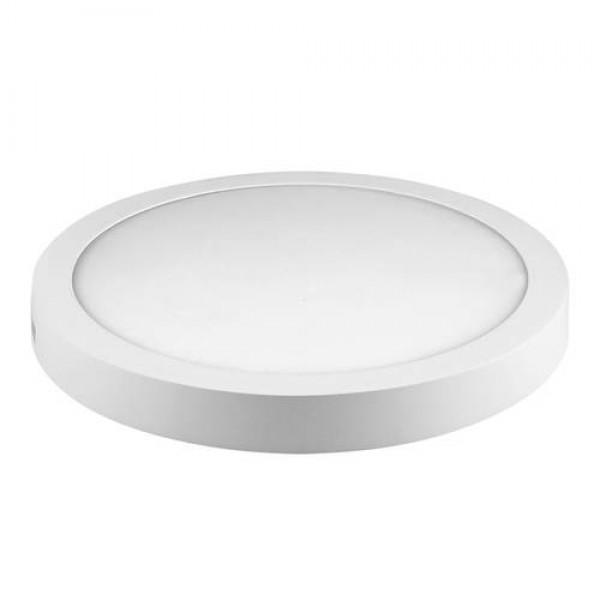 18W Round LED Ceiling Light DownOffice Panel Flush Mount Fixture Cool White