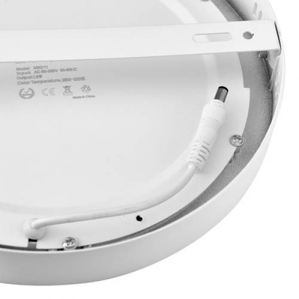 18W Round LED Ceiling Light DownOffice Panel Flush Mount Fixture Cool White 