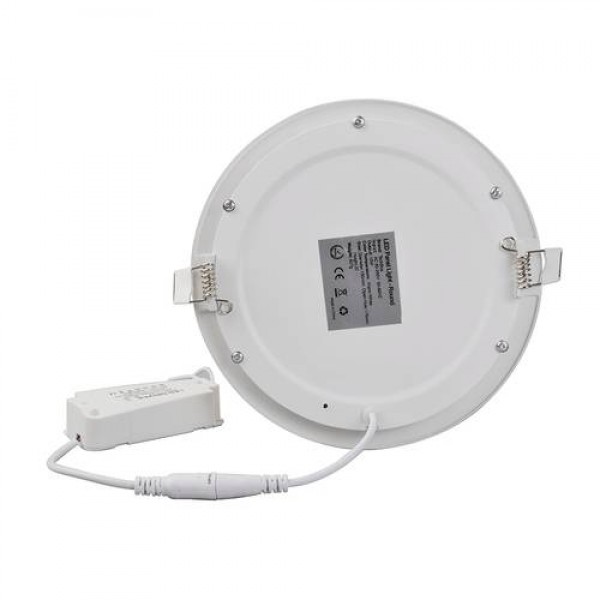 15W Ultra Slim Round LED Ceiling Light Panel Flush Mount Fixture Warm White 
