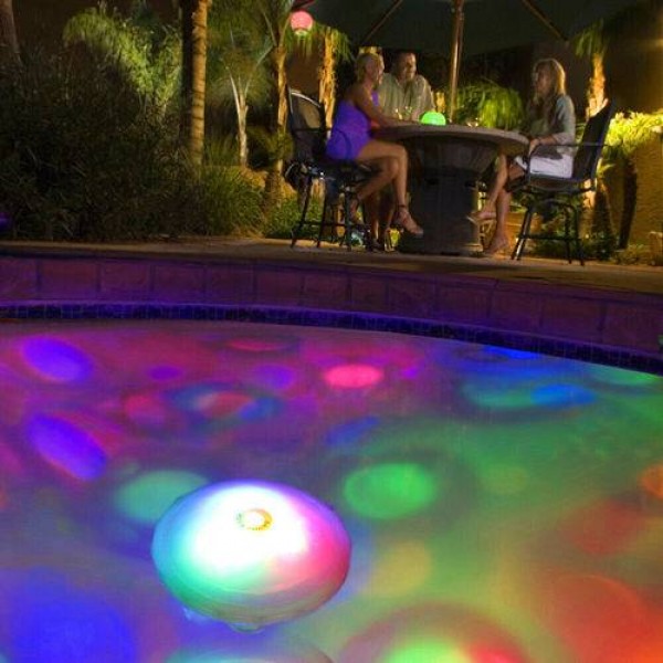 RGB LED Poolbeleuchtung Schwimmende Unterwasser Pool Licht Beleuchtung Lampe 