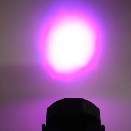 30W 18-RGB LED Auto / Voice Control DMX512 High Brightness Mini Stage Lamp (AC 110-240V) Black